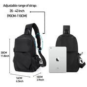 Aaron | Wasserfeste Taktische Kleine Crossbody Bauchtasche