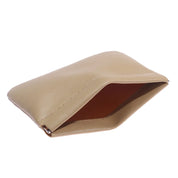 August | Wasserdichtes Lammleder Taschen-Make-up Kosmetiktasche