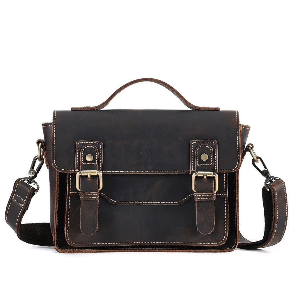 Oliver | Herren Casual Leder Crossbody Umhängetasche