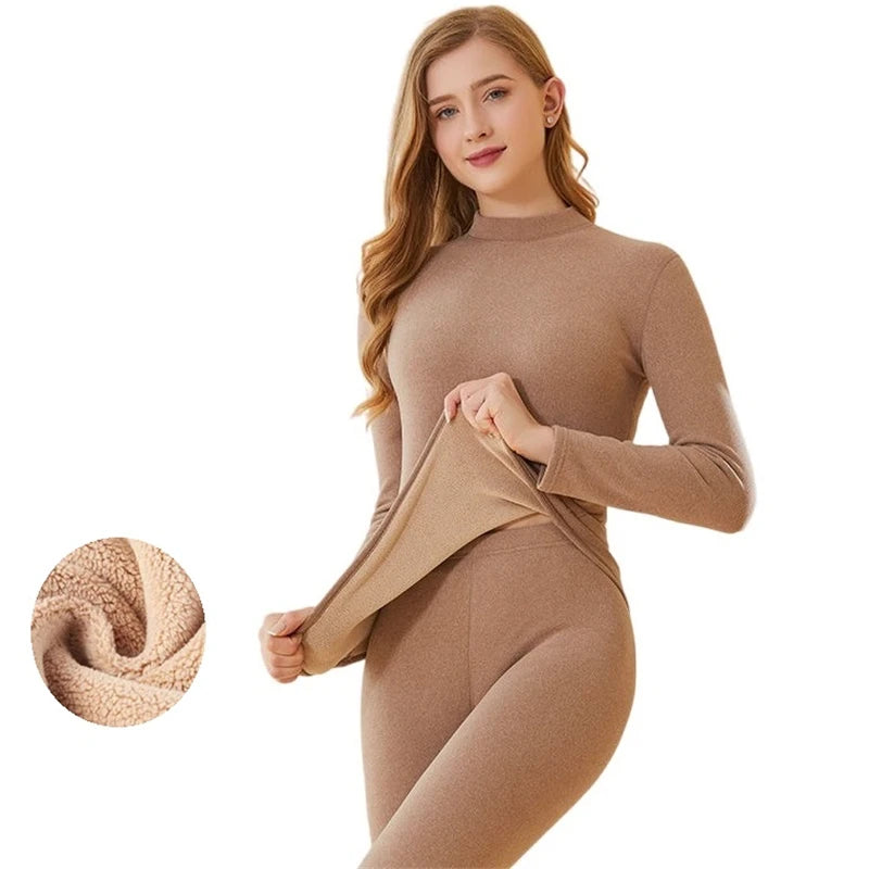 CIA | Damen Winter Thermo Unterwäsche Set