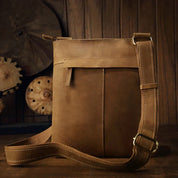 Jasper | Vintage Leder Crossbody Sling Reisetasche