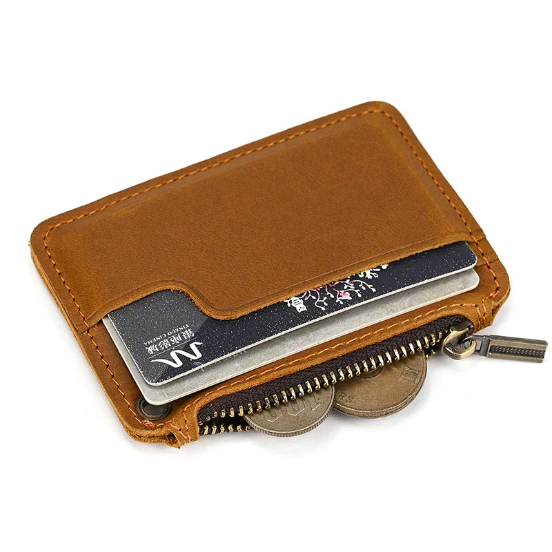 Dani | Vintage Echtleder Reisetasche mit Münzfach