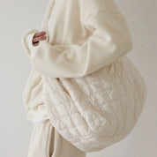 Luca | Große Kapazität Gequiltete Crossbody Messenger Tasche