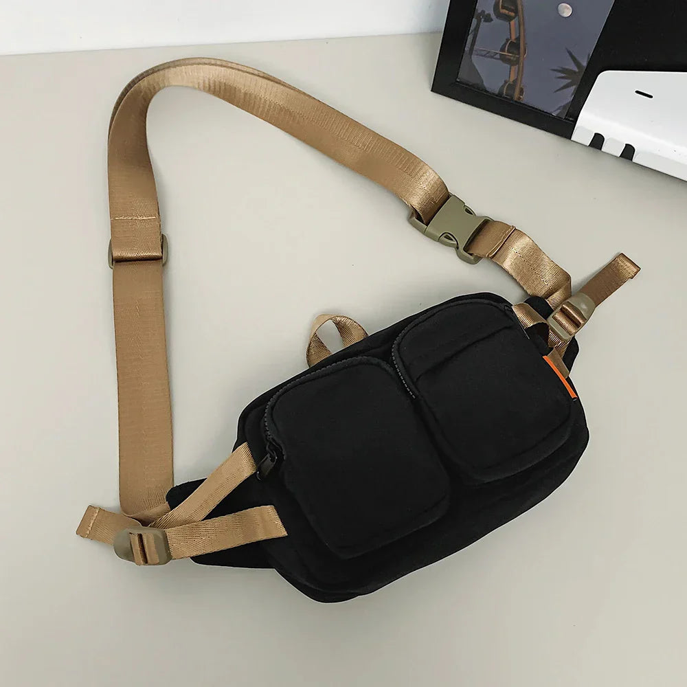 Ruby | Lässige Wasserabweisende Nylon Hüfttasche Crossbody