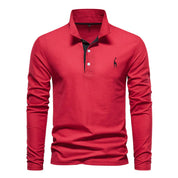 JARREN | Langärmliges Polo-Shirt für Herren