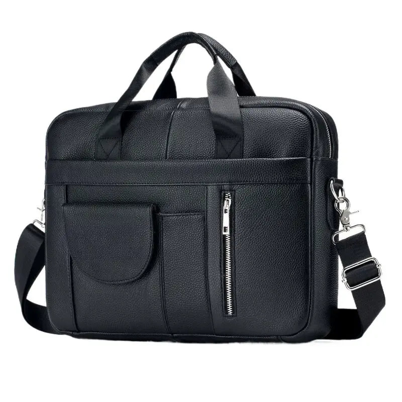 Alexander | Leren Crossbody Messenger Laptoptasche Reisetasche