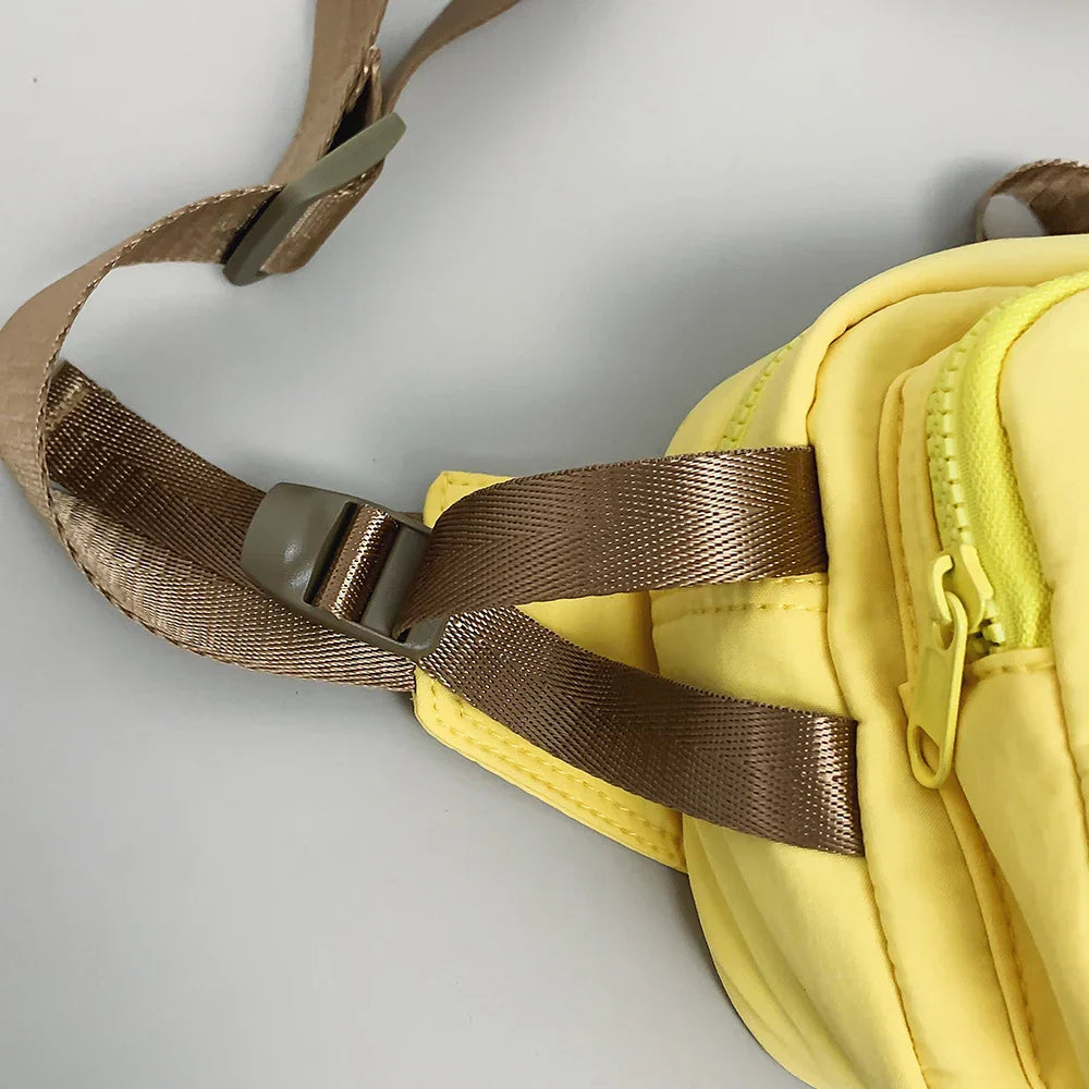 Ruby | Lässige Wasserabweisende Nylon Hüfttasche Crossbody
