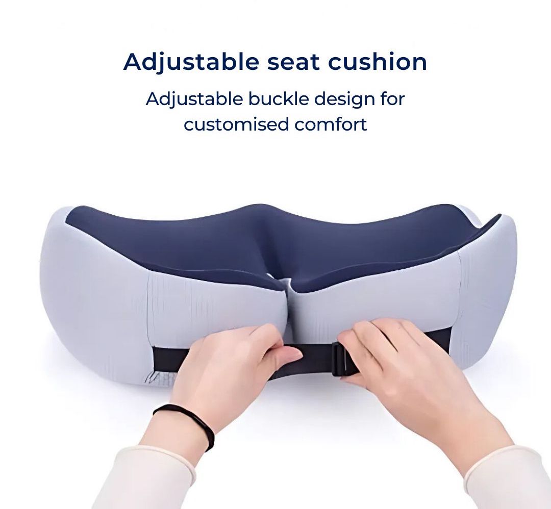 SITSMART Einstellbarer Speicherschaum Sit Knochenrelief | Sitzkissen für Steißbeindruckschmerzen - Haltungsunterstützung in Bürostühle 7