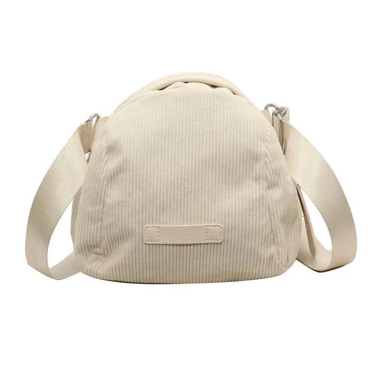 Eva | Einfache Corduroy Schultertasche