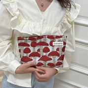 Ellie | Süßer Pilzdruck Kosmetiktasche