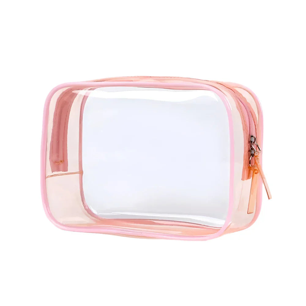 Samantha | Kompakte und tragbare transparente Make-up-Tasche
