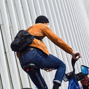 Dylan | Urban Umhängetasche Reisetasche mit Hi-Vis Regenhülle