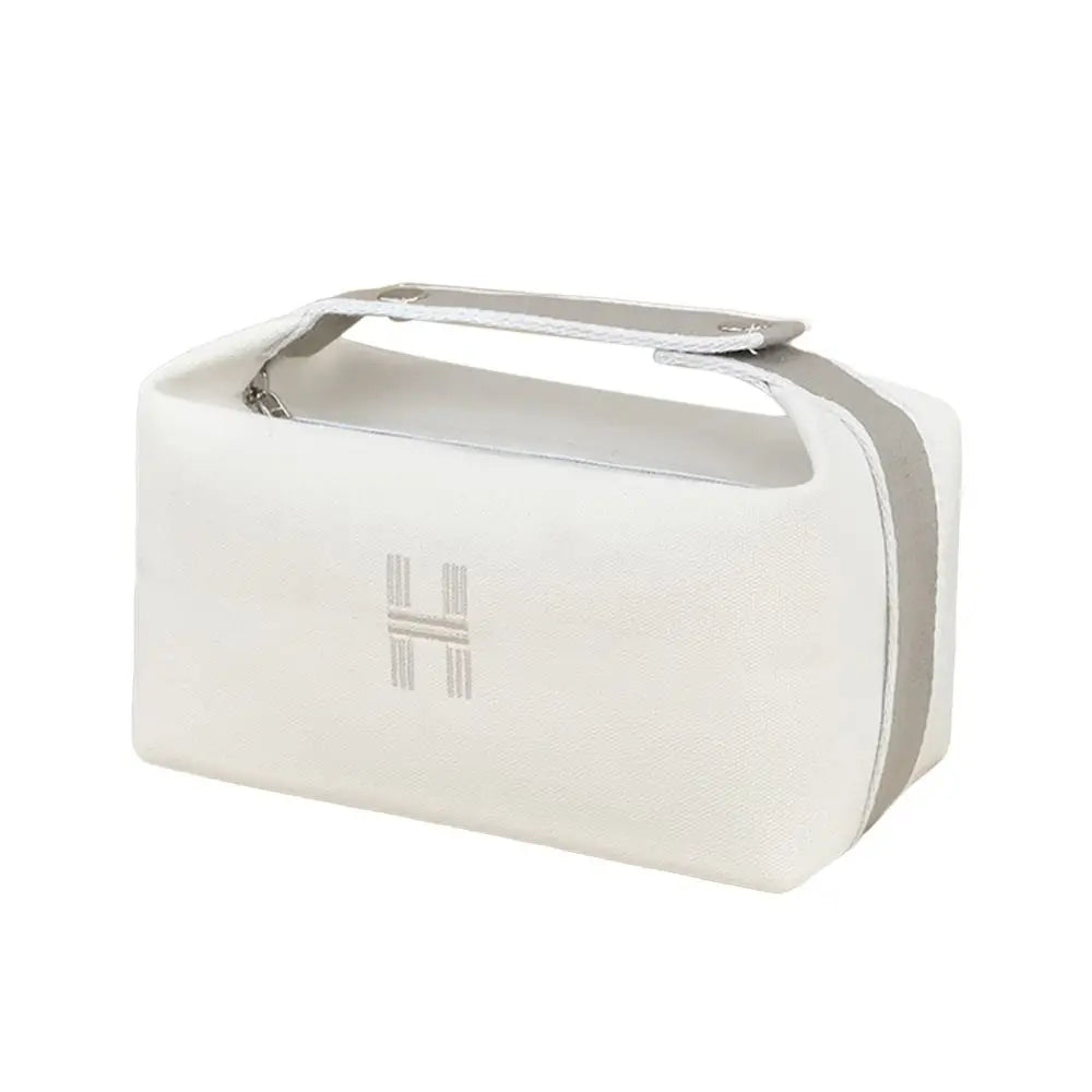 Kimora | Tragbare Canvas Kosmetiktasche mit mehreren Fächern