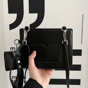 Noah | Lässige PU-Leder Kleine Crossbody Sling Tasche