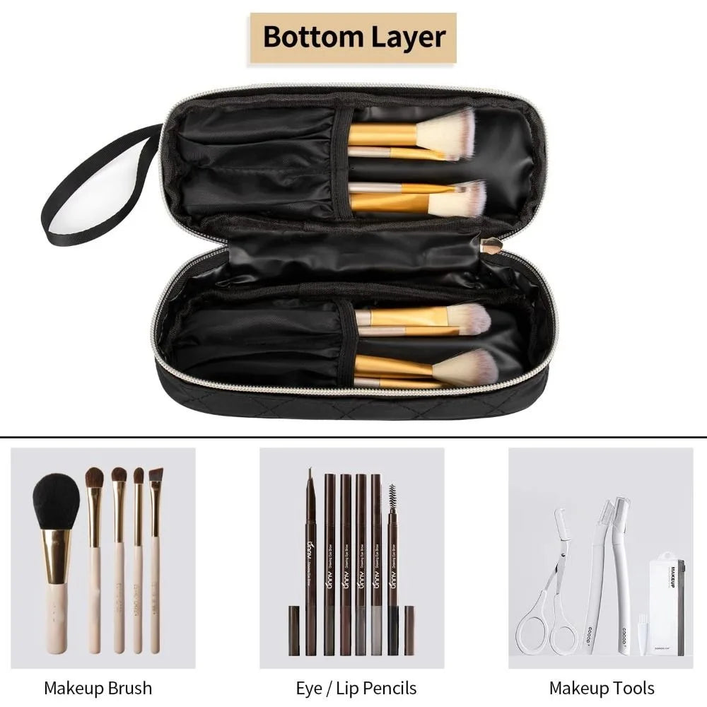 Emma | Stilvolle, kompakte und organisierte Kosmetiktasche