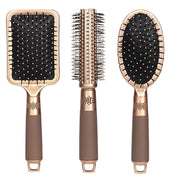 Airflex Pro - Antistatische Airbag -Massagepaddelbürste für lockiges Haar-2