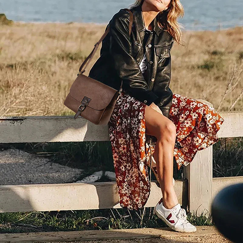 Noah | PU Leder Umhängetasche