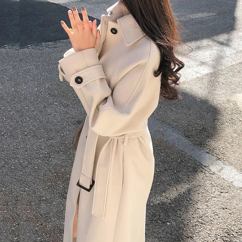 Keanne | Eleganter Langer Winter-Trenchcoat für Damen