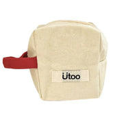 Solana | Kompakte Leinwand Kosmetiktasche