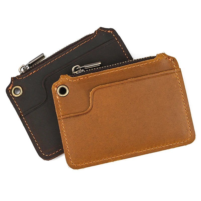 Dani | Vintage Echtleder Reisetasche mit Münzfach