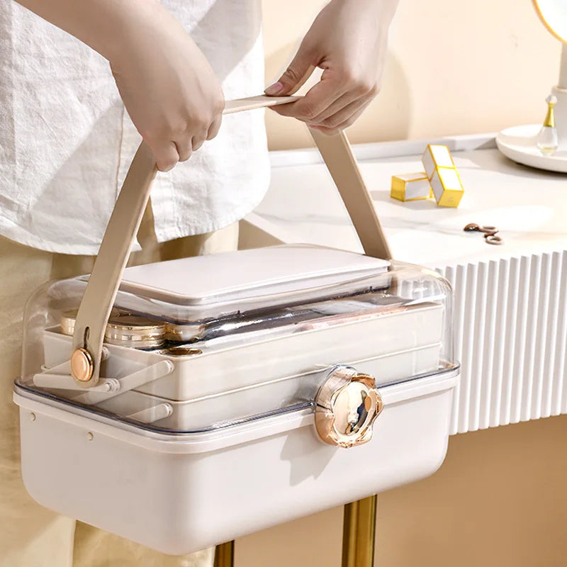 Deborah | Praktischer, geräumiger und organisierter Kosmetikkoffer