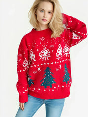 Weihnachtsfreude | Lustiger Weihnachtspullover mit Festlichem Muster