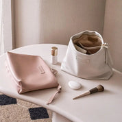 Nori | Damen Kosmetiktasche aus PU-Leder mit großem Fassungsvermögen