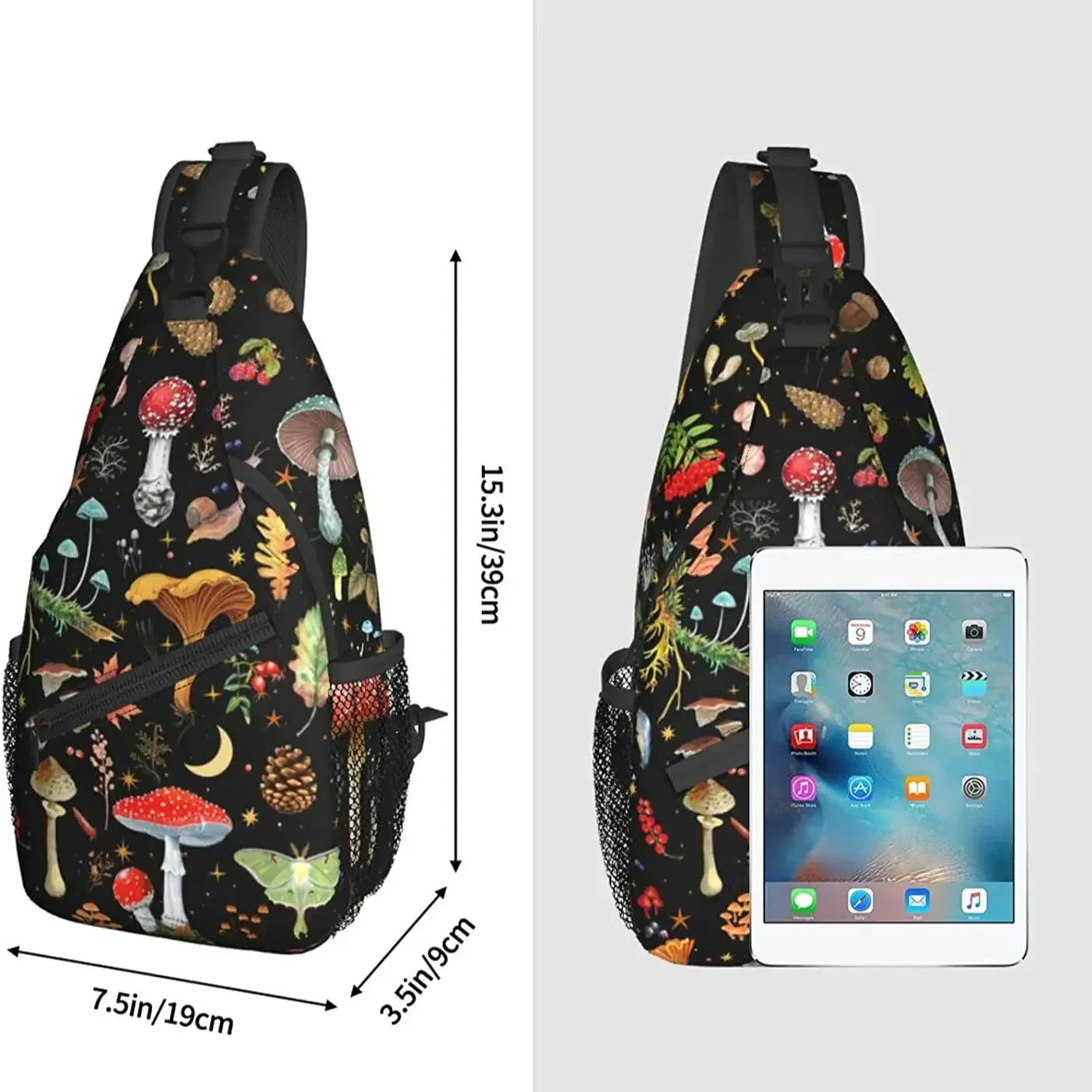 Mila | Pilzprint Umhängetasche