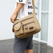 Max | Canvas Messenger Schultertasche