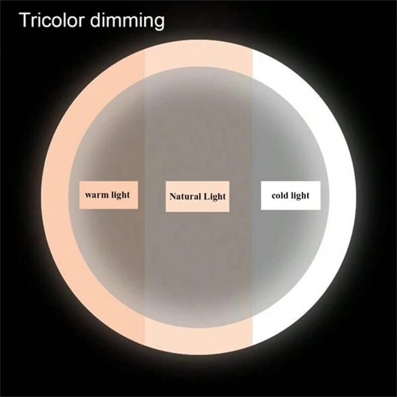 Schminkspiegel mit Beleuchtung per Touch Control 6