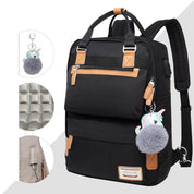 Schulter-Laptoptasche 15,6-Zoll-Damenmode Wasserdicht und stoßfest 2