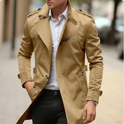 Maximilian | Eleganter Lässiger Trenchcoat für Herren