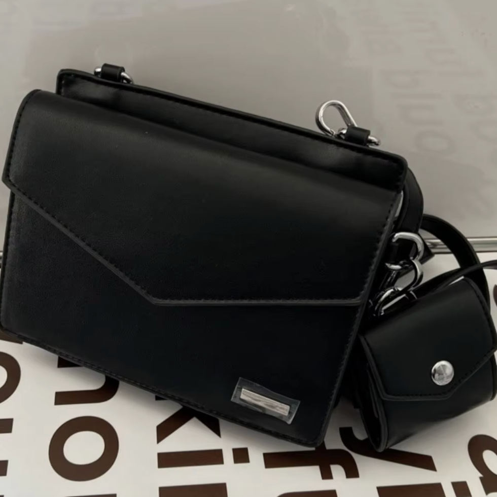Noah | Lässige PU-Leder Kleine Crossbody Sling Tasche