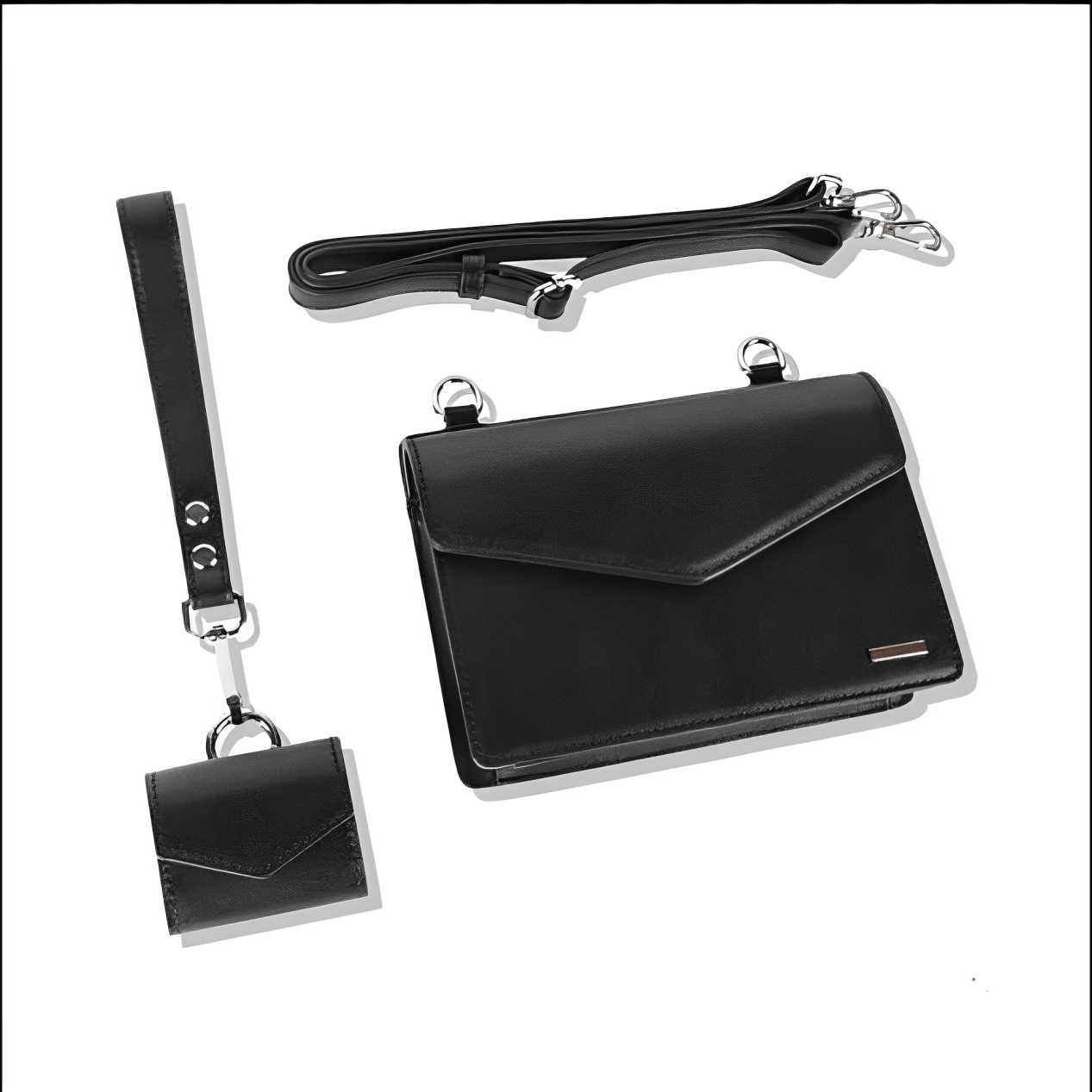 Noah | Lässige PU-Leder Kleine Crossbody Sling Tasche