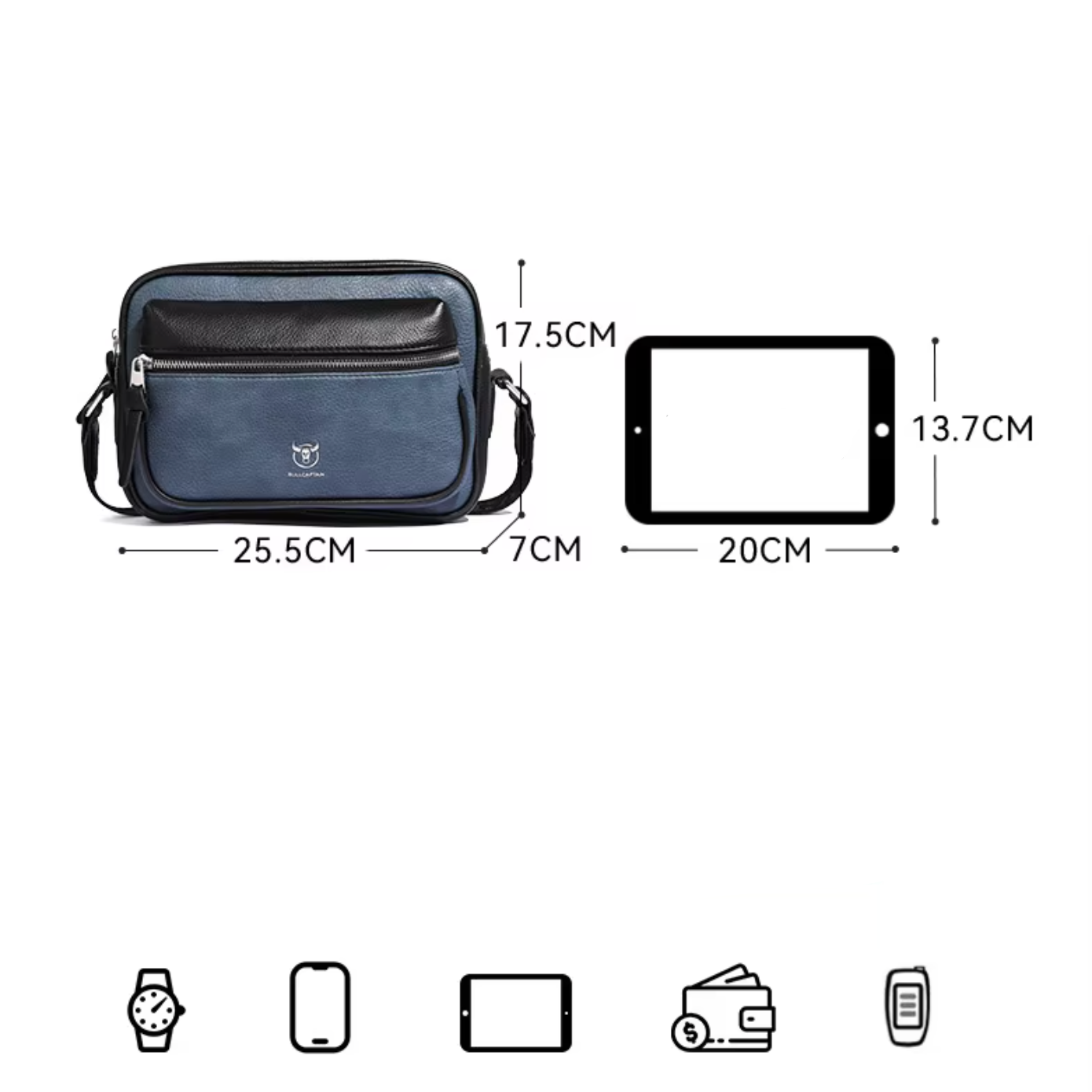 Logan | Lässige Crossbody Messenger Tasche