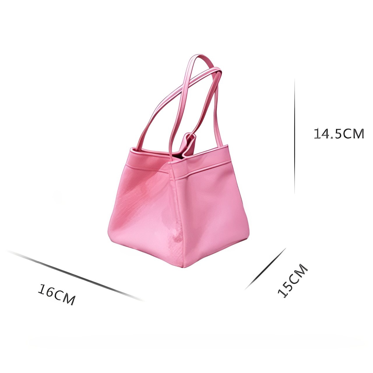 Nina | Minimalistische PU-Leder Kleine Crossbody-Handtasche