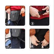 Jaxon | Ausziehbare Wasserdichte Motor Drop Leg Hüfttasche