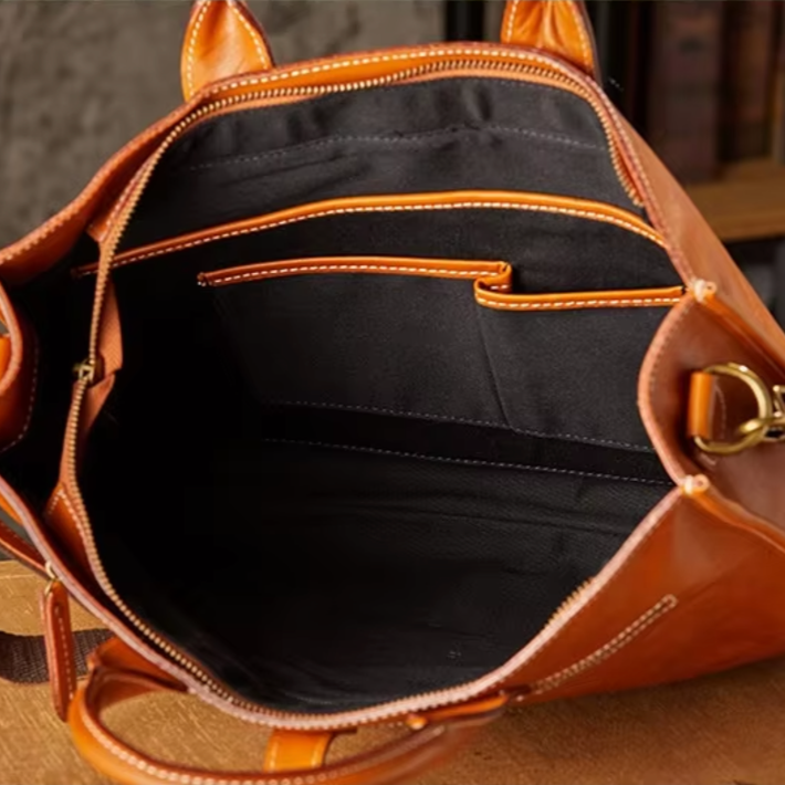 Ethan | Herren Leder Crossbody Reis Laptop Messenger Handtasche