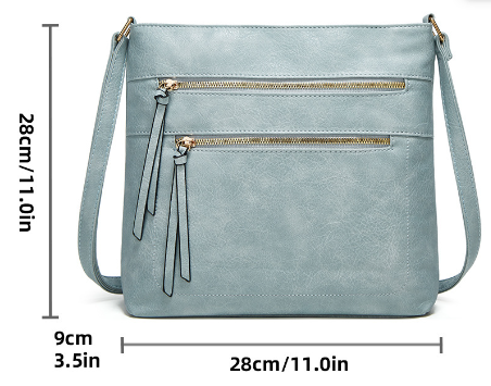 Nina | Stilvolle Lederen Crossbody-Tasche