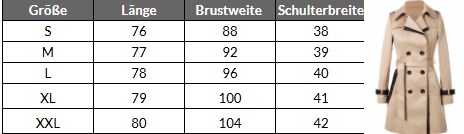 Lovely | Trenchcoat für Frühling und Herbst