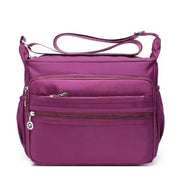 Maya | Leichter Multi-Taschen Nylon Crossbody Messenger Reisetasche