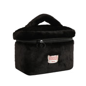 Aliya | Damen Kosmetiktasche Organizer mit großer Kapazität aus Plüsch