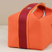 Kimora | Tragbare Canvas Kosmetiktasche mit mehreren Fächern