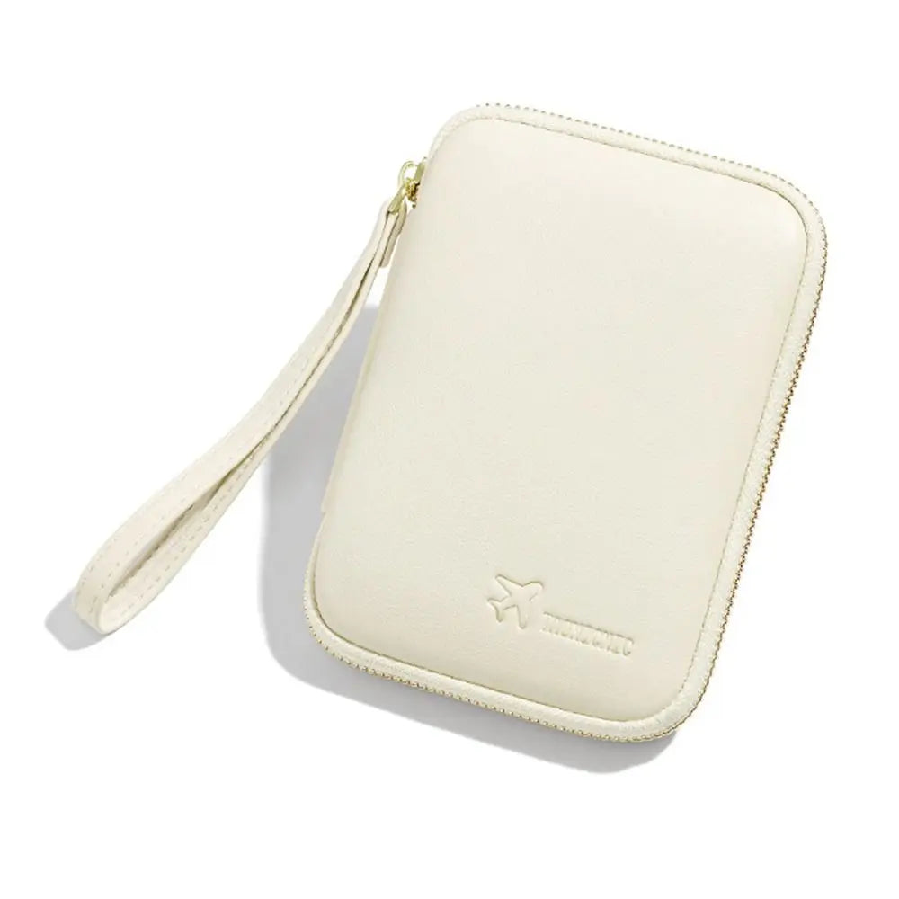 Robin | Eleganter PU-Leder Reisepasshalter Geldbörse