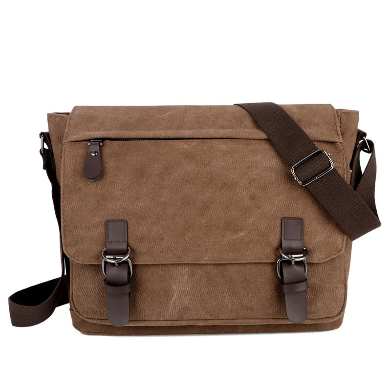 Luca | Kompakte Crossbody Messenger Laptop Reisetasche