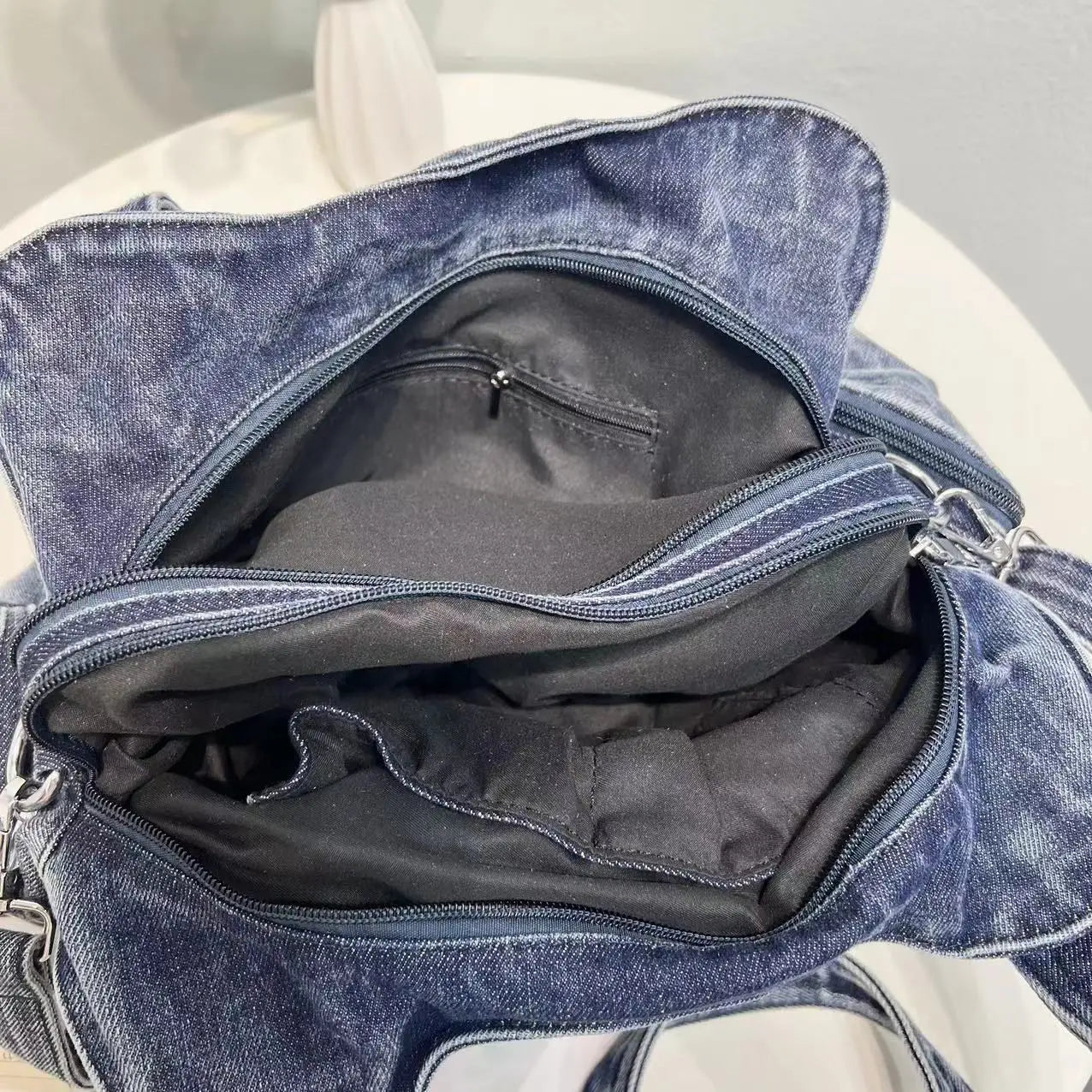 Daisy | Vintage gewaschene Denim Crossbody Messenger Tasche