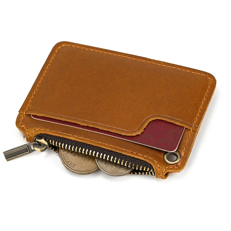 Dani | Vintage Echtleder Reisetasche mit Münzfach