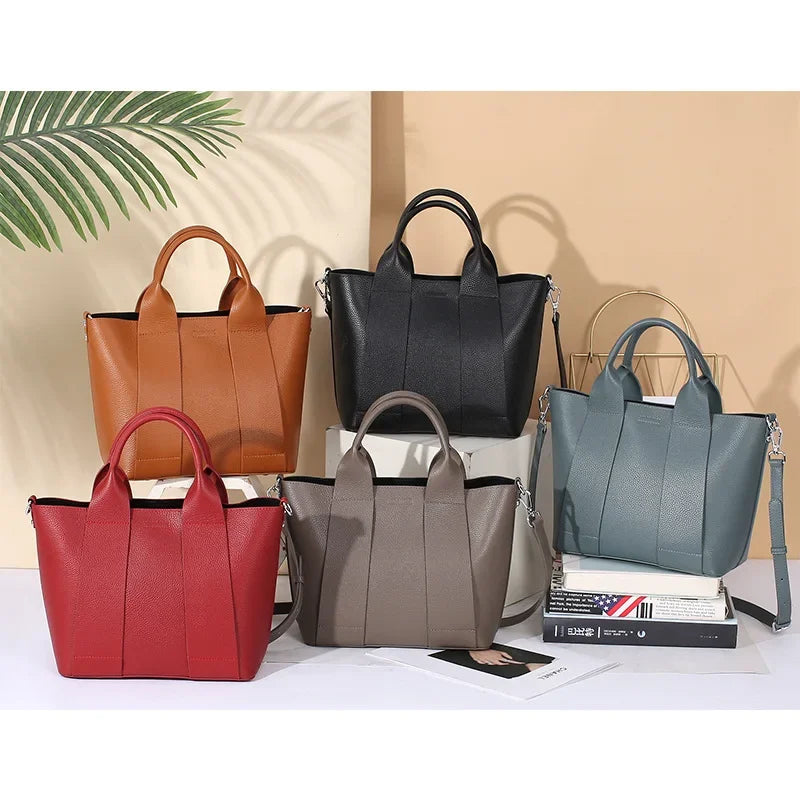 Mila | Minimalistische Leder Crossbody Sling Handtasche