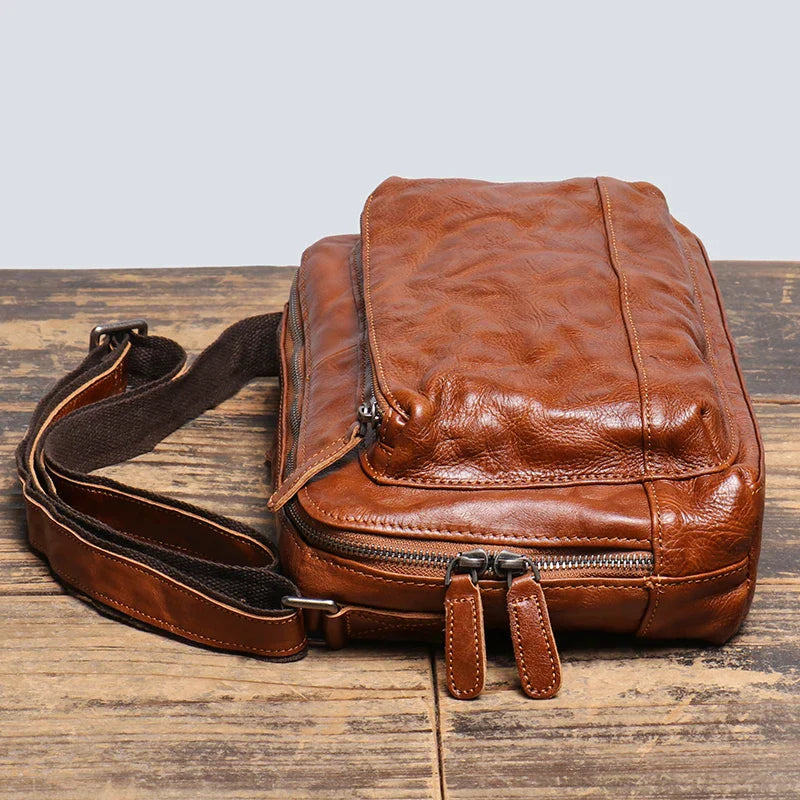 Owen | Echtes Leder Crossbody Reisetasche