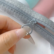 Keily | 3-teiliges Nylon-Mesh Kosmetik- und Toilettenbeutel-Set